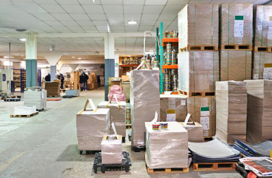 Palletizing manufactured products